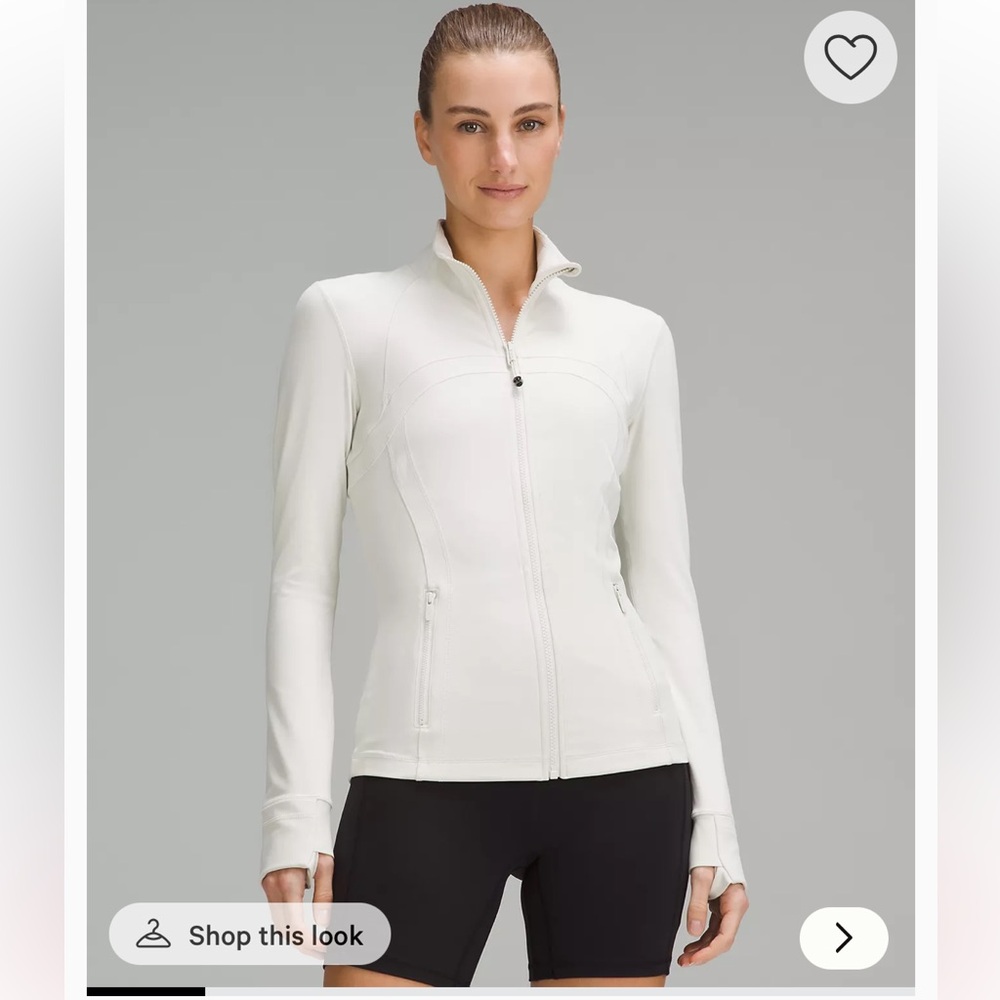 lululemon athletica White Full-Zip Jacket